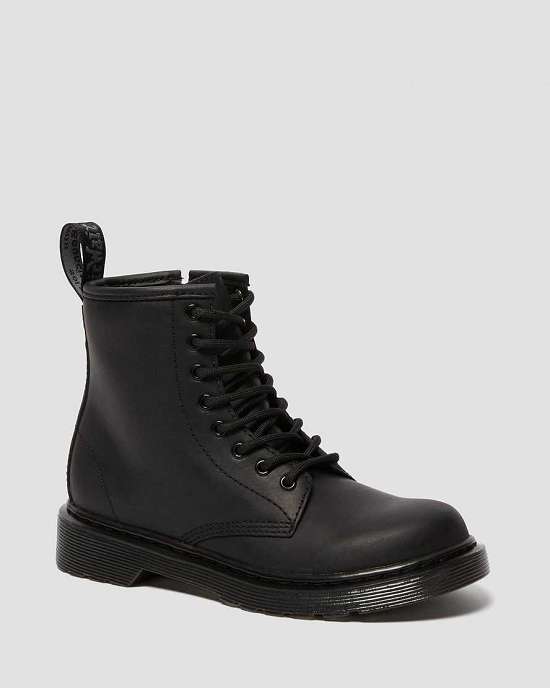 Botas Dr. Martens 1460 Serena Faux Fur Lined Niña Negros MX-63482
